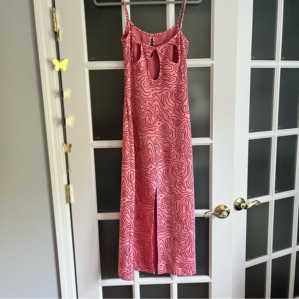 Zara Pink Swirl Maxi Dress - Picture 4 of 4